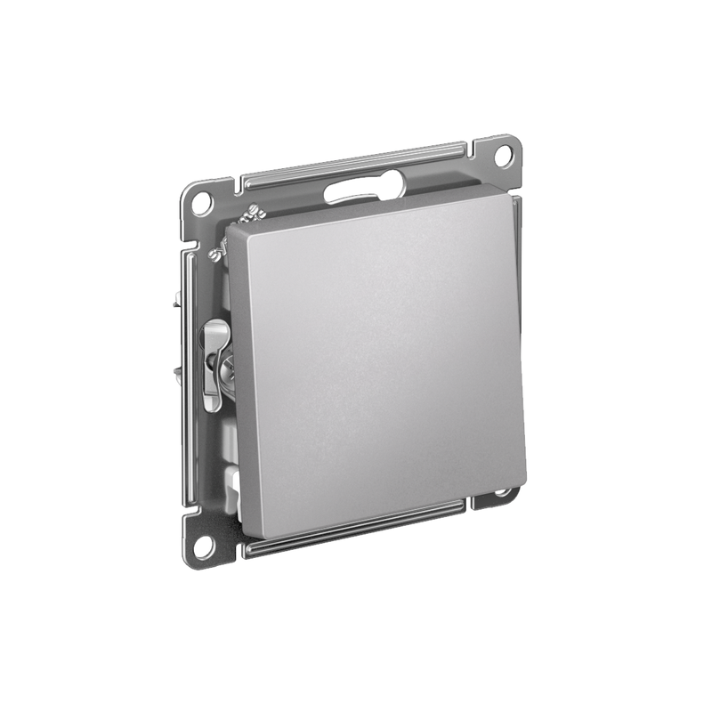 AtlasDesign Systeme Electric Алюминий 1-клавишный Выключатель, сх.1а, 10АХ