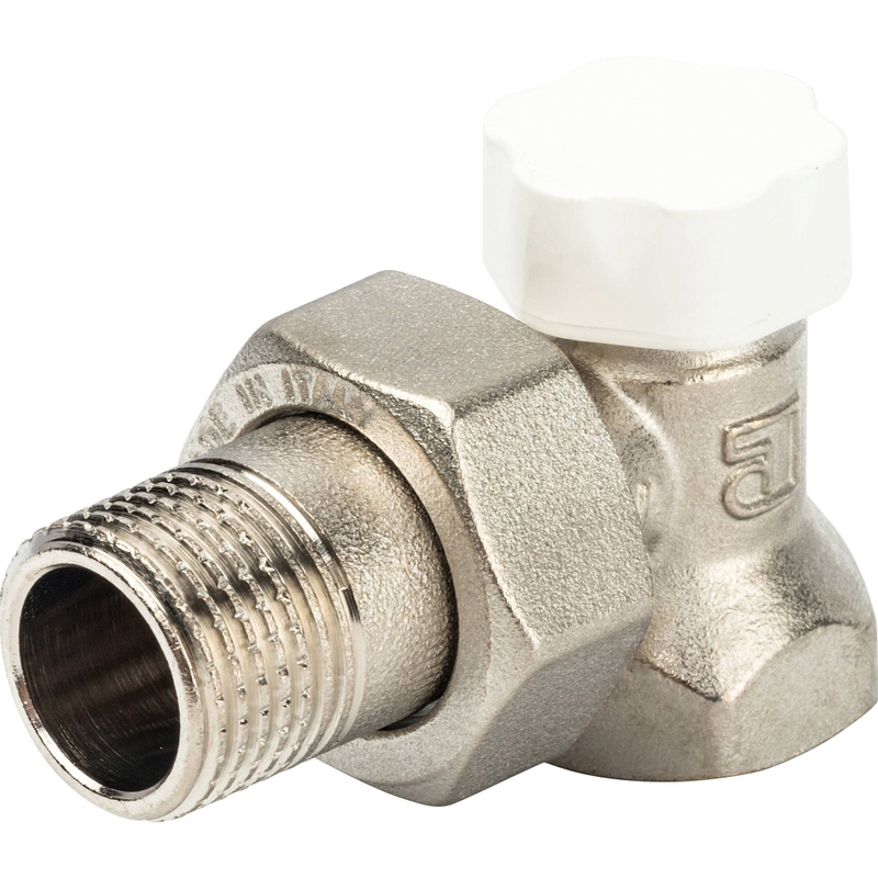 Кран для радиатора нижний угловой 1/2" Luxor DS122