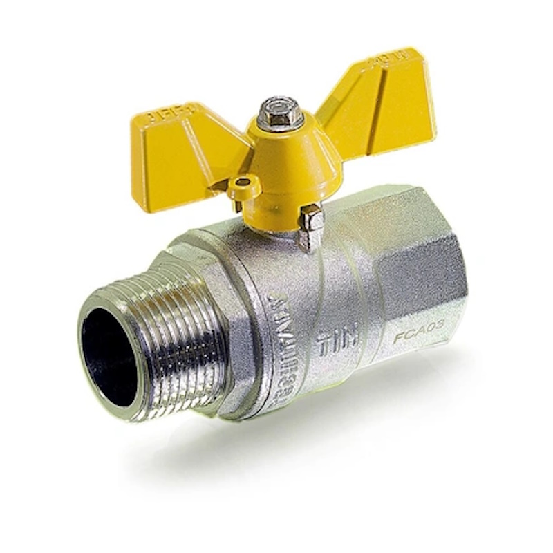 Кран для газа с баб. ф 20 г/ш Tim DE123H