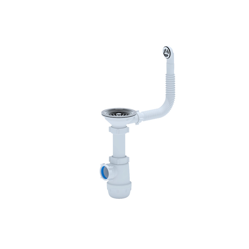 Сифон 3 1/2" х 40 с переливом АниПласт A0142S