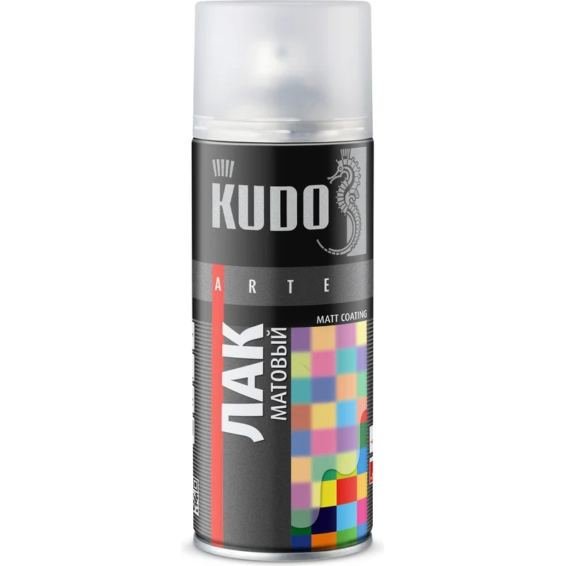 Лак аэразоль акриловый Матовый 520 мл "KUDO" KU-9004