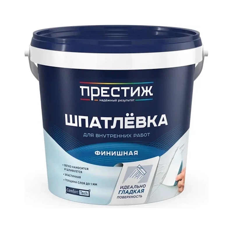 Шпатлевка финишная 1,5 кг "ПРЕСТИЖ"