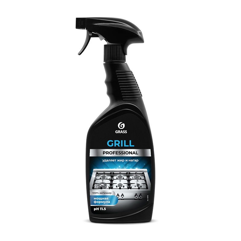 Средство чистящее для гриля, плит, печей "GRILL PROFESSIONAL" 600 мл "GRASS"