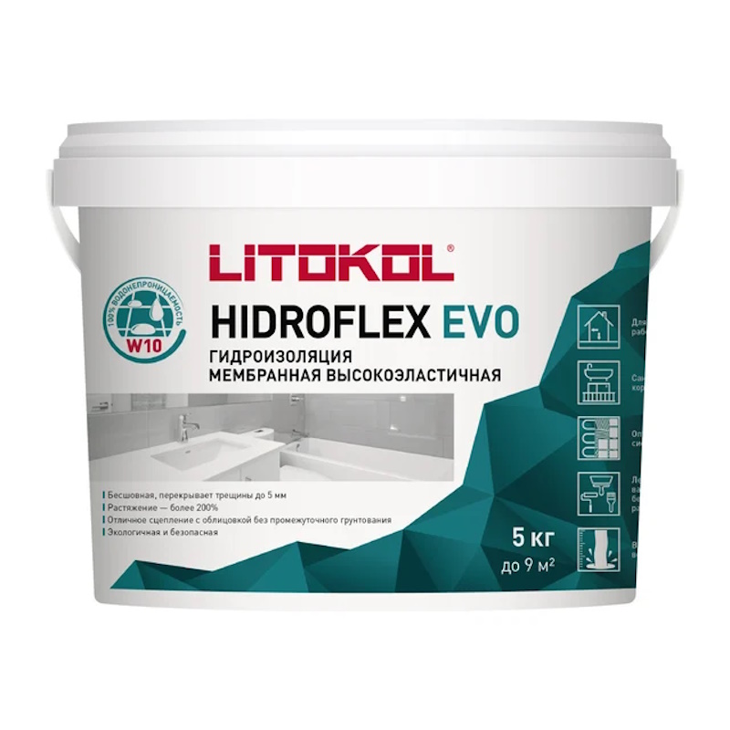 Гидроизоляция Litokol Hidroflex 5 кг