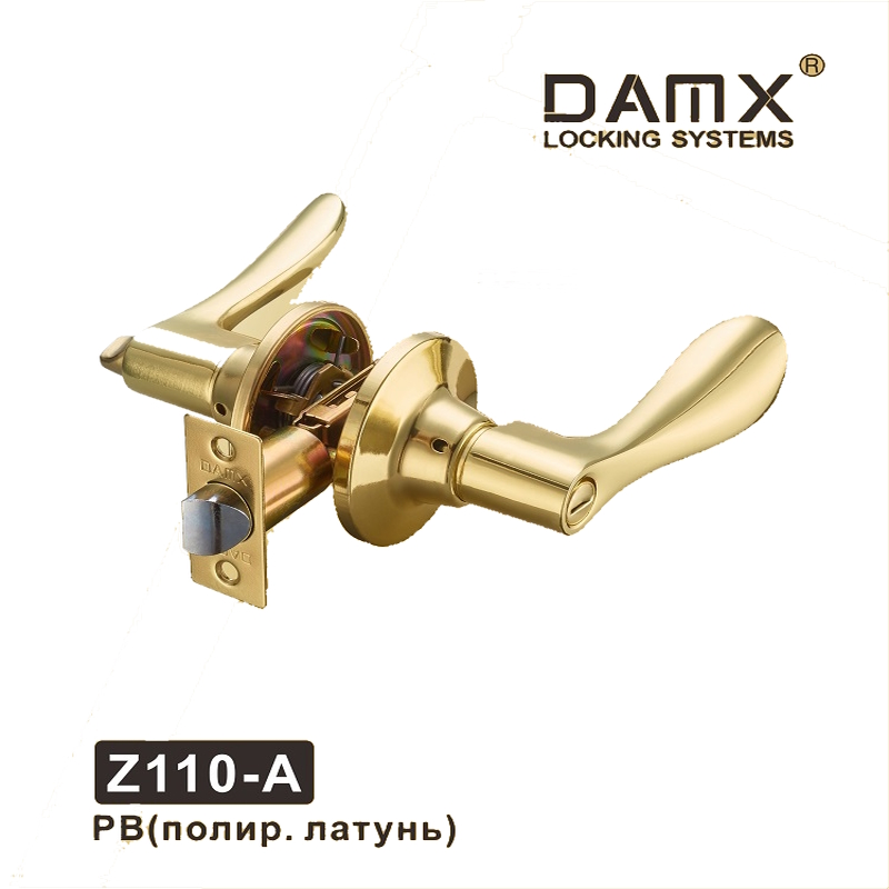 Ручкa защелкa DAMX Z110-A CP (Блистер)