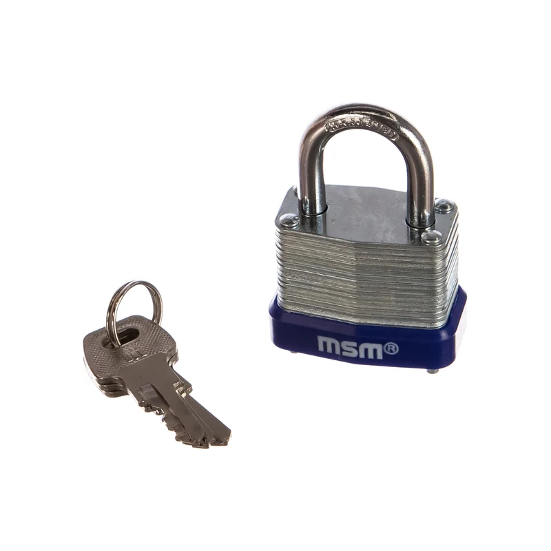 Навесной замок Наборный Стальной TE1-65 MSM Locks