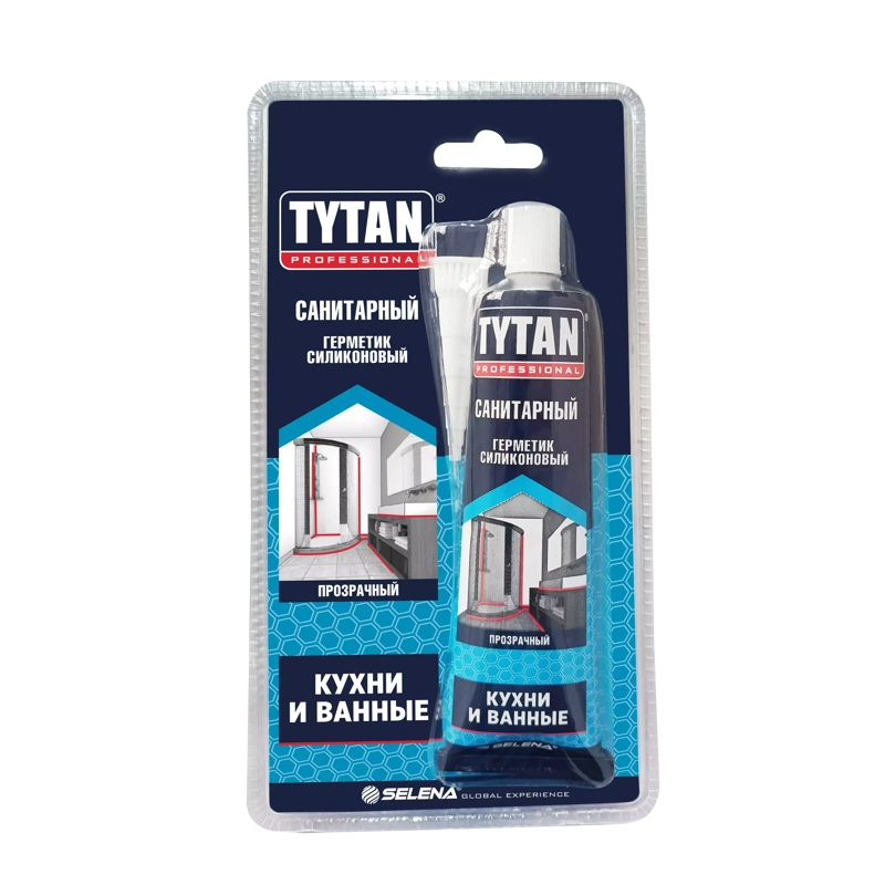Санитарный силикон 85 мл прозрачный TYTAN