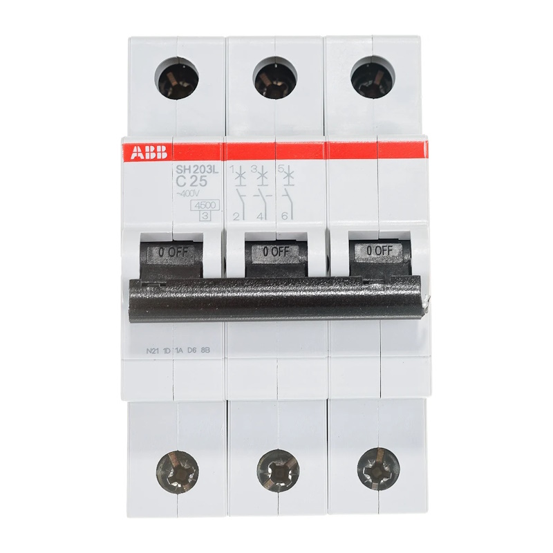 Автоматический выкл. 3-х полюсный ABB SH203 C25A
