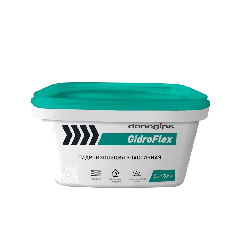 Гидроизоляция Danogips GidroFlex 3 кг