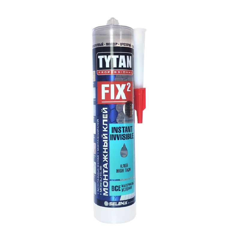 Монтажный клей 290 мл прозрачный TYTAN FIX2