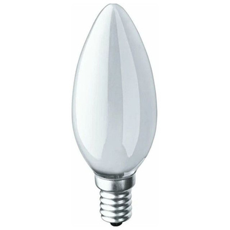 Лампа накал. FAVOR B36 60W E14 FR (миньон) свеча матовая (ДСМТ 230-60 E14)