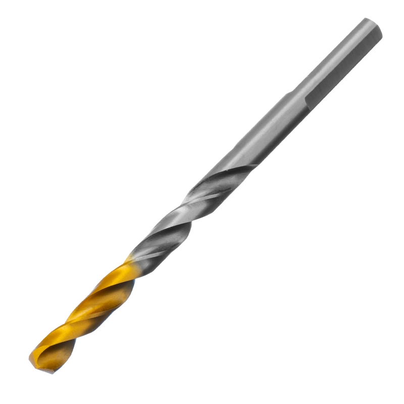 Сверло спиральное по металлу 5 x 86мм, Р6М5, Golden Tip // Denzel