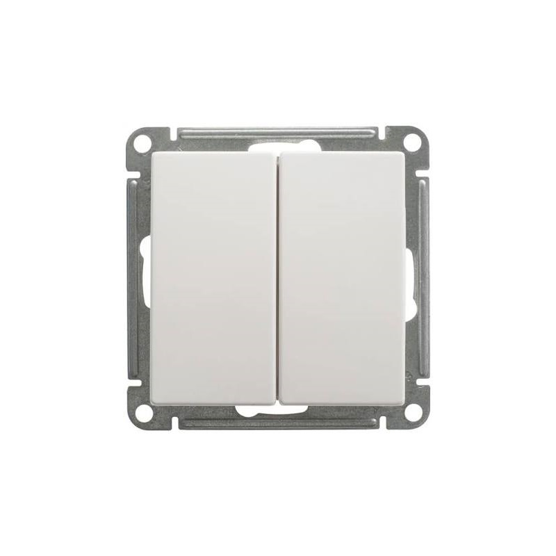 W59 Systeme Electric Выключатель внутр-ий 2-х клав белый 10AX