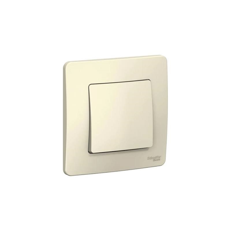 BLANCA Systeme Electric Выключатель внутр-ий 1 клав молочный 10А 250В
