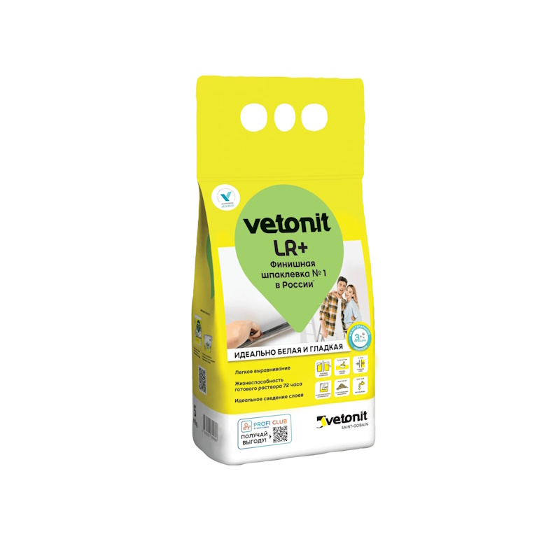 Финишная шпатлевка 5 кг LR+ Vetonit