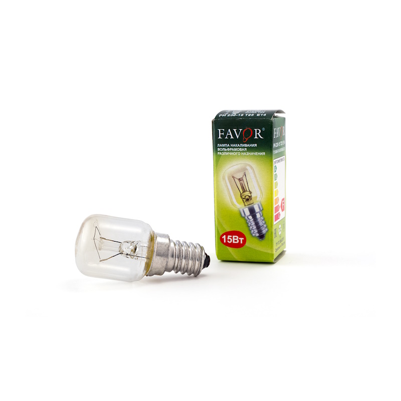 Лампа накал. FAVOR T25 15W E14