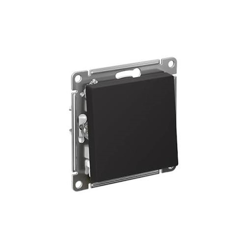 AtlasDesign Systeme Electric Карбон 1-клавишный Выключатель, сх.1а, 10АХ