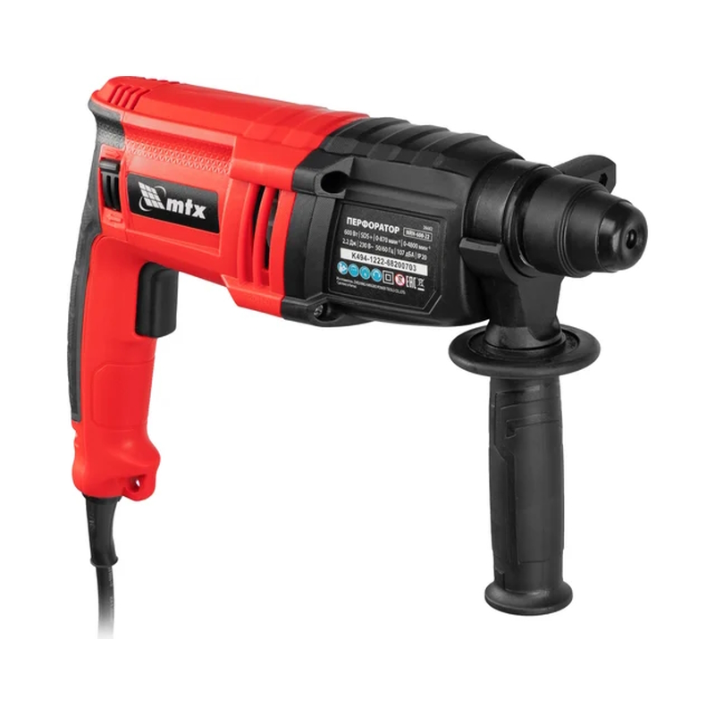 Перфоратор электрический MRH-600-22, SDS-Plus, 600 Вт, 2,2 Дж, 3 плюс 1 реж.// MTX
