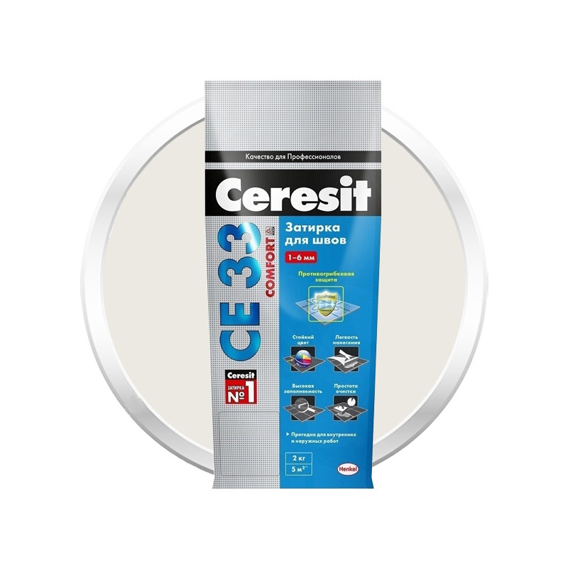 Затирка СЕ 33 №40 Жасмин "CERESIT" 2 кг