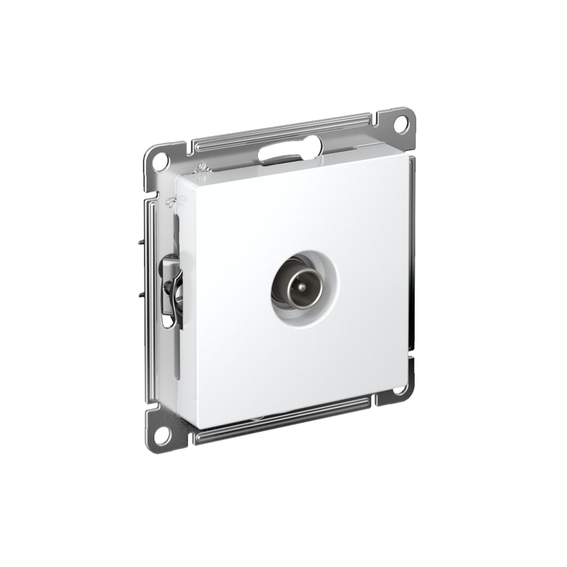 AtlasDesign Systeme Electric Белый TV Розетка с/з IP20