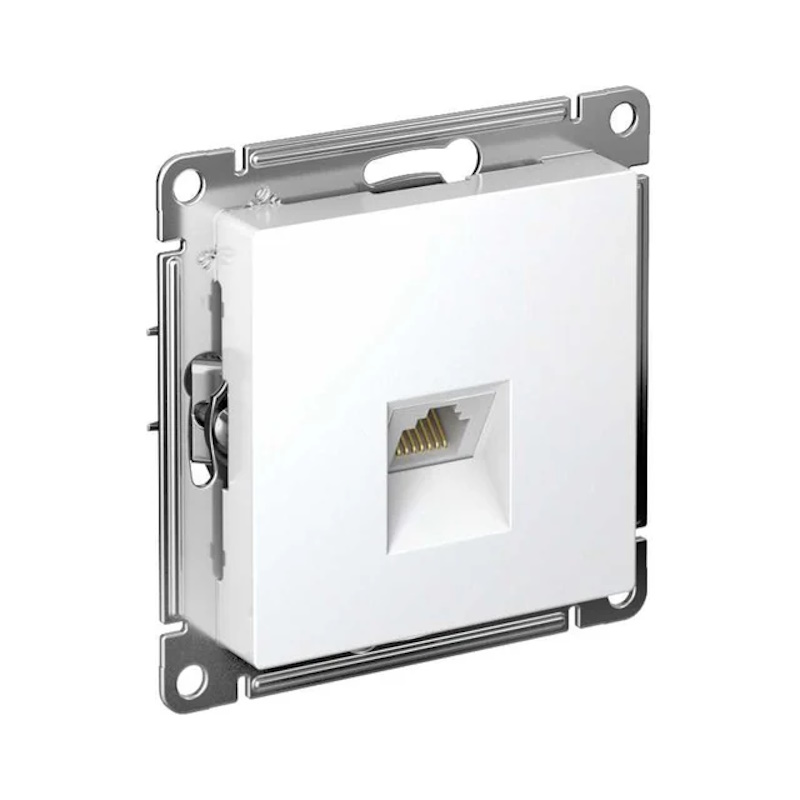 AtlasDesign Systeme Electric Белый Розетка Компьютерная RJ-45 с/з IP20
