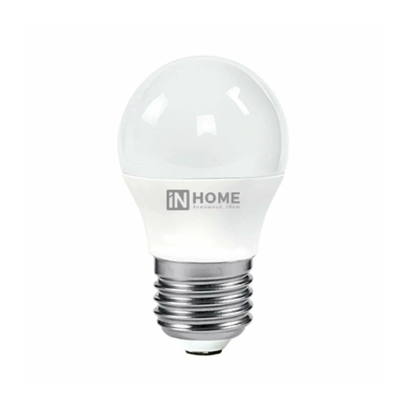 Лампа светодиодная LED-ШАР-VC 4Вт 230В Е27 4000К 380Лм IN HOME