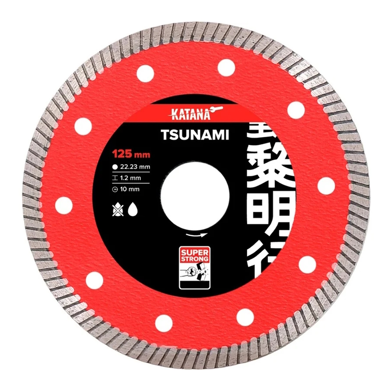 Диск алмазный ф125х1,2х22,2 мм Tsunami Light Katana