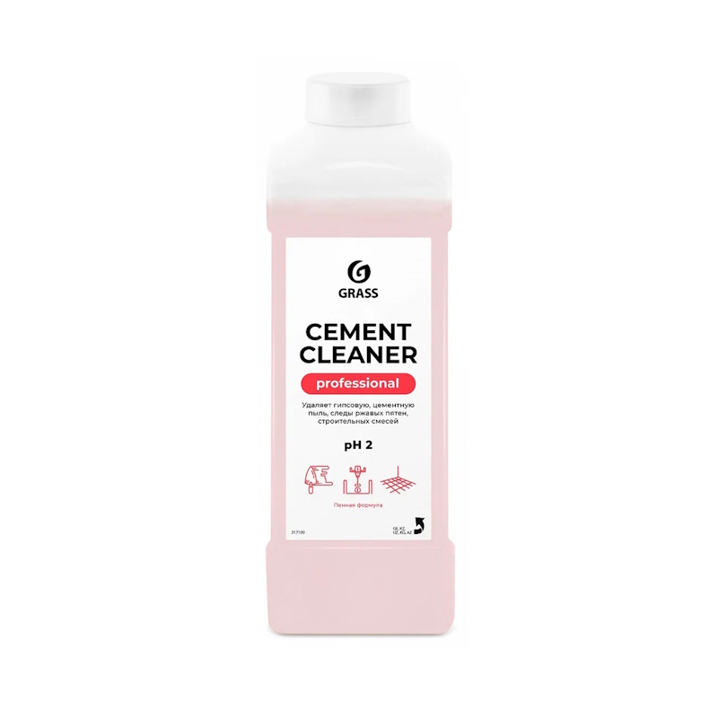 Очиститель удалитель остатков цемента CEMENT CLEANER GRASS 1 л