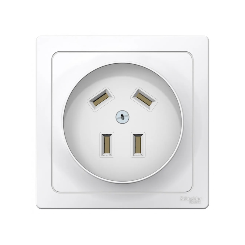 BLANCA Systeme Electric Белый Розетка силовая с/з, 400V, 32А