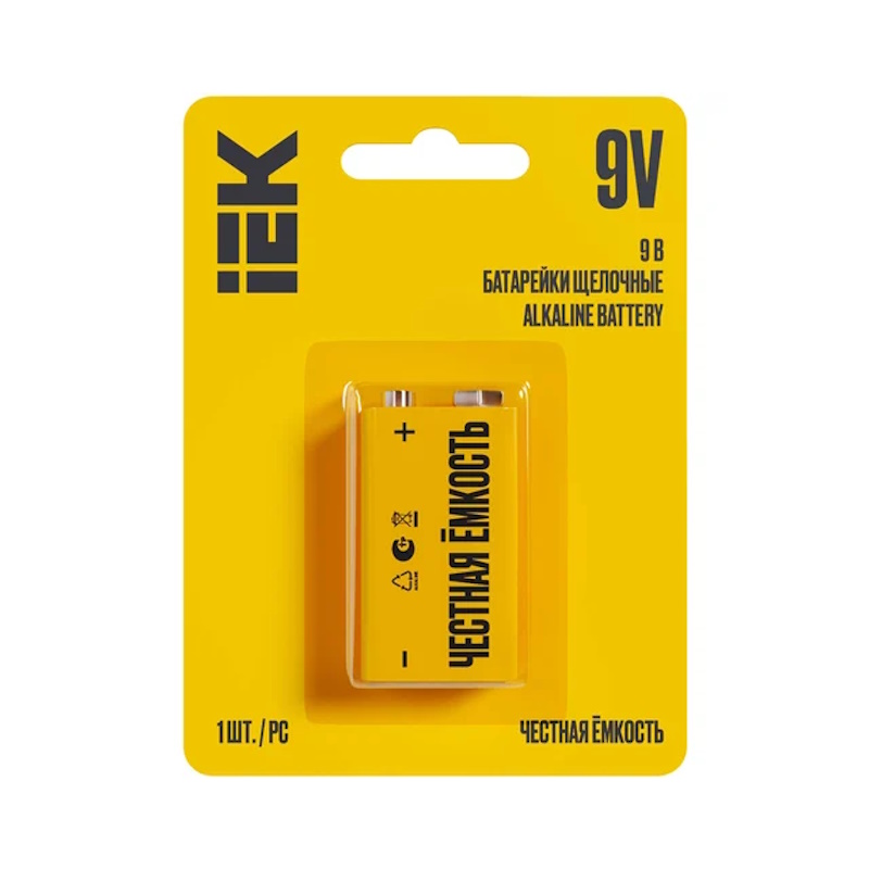 Батарейка крона 6LR61 IEK
