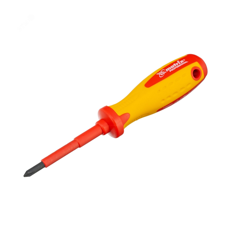 Отвертка Insulated до 1000 В, PH1x75 мм, CrMo, 2к рукоятка// Matrix