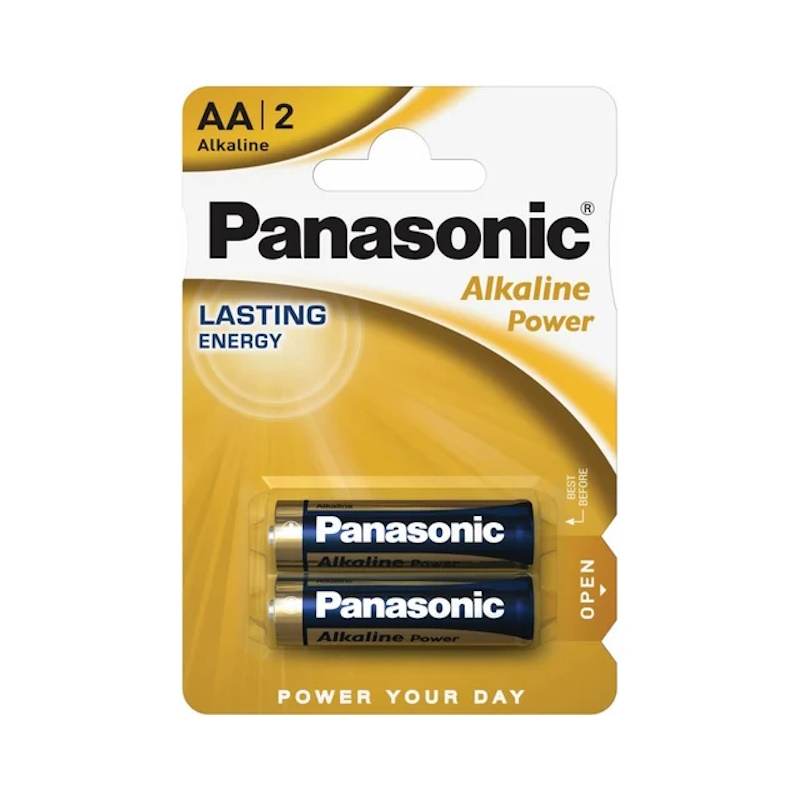 Батарейка щелочная PANASONIC LR6 (AA) Alkaline 1.5В бл/2