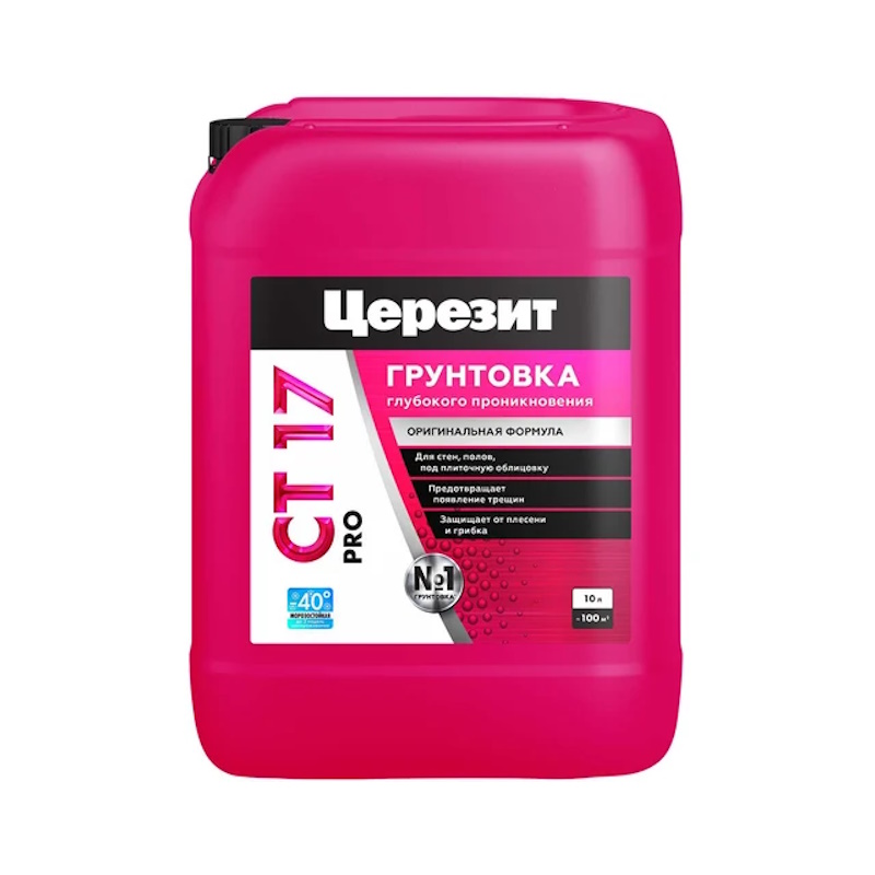 Грунтовка Ceresit CT17 PRO 10 л ЗИМА