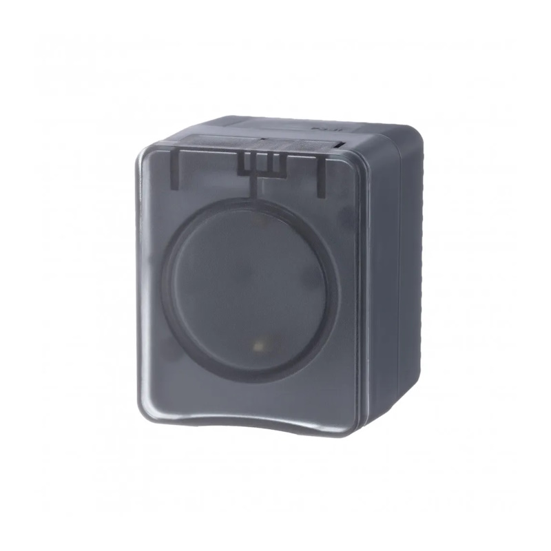 AtlasDesign Systeme Electric Profi54 Розетка с заземлением со шторками IP54 16А 250B АНТРАЦИТ