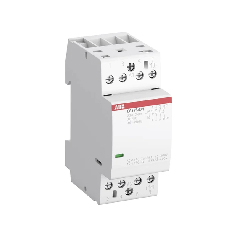 Модульный контактор ESB-25-40 24A 4HO 220В AC/DC ABB