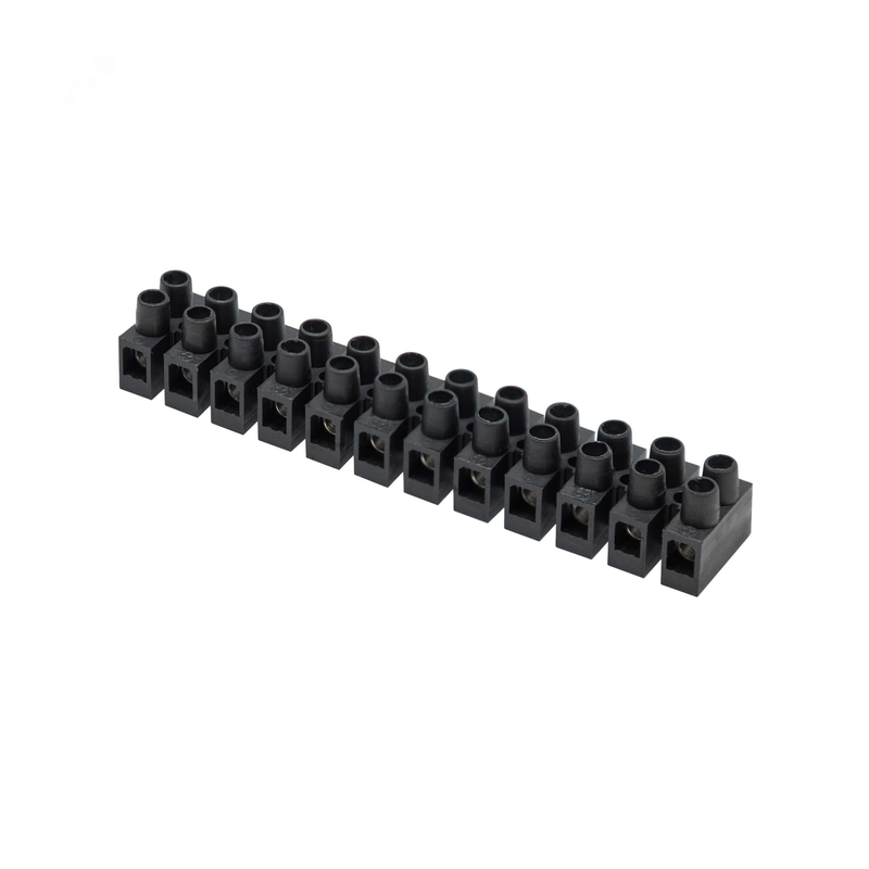Клеммник 12П 85 C 450V 24A 4 кв. мм полипропилен черный DKC