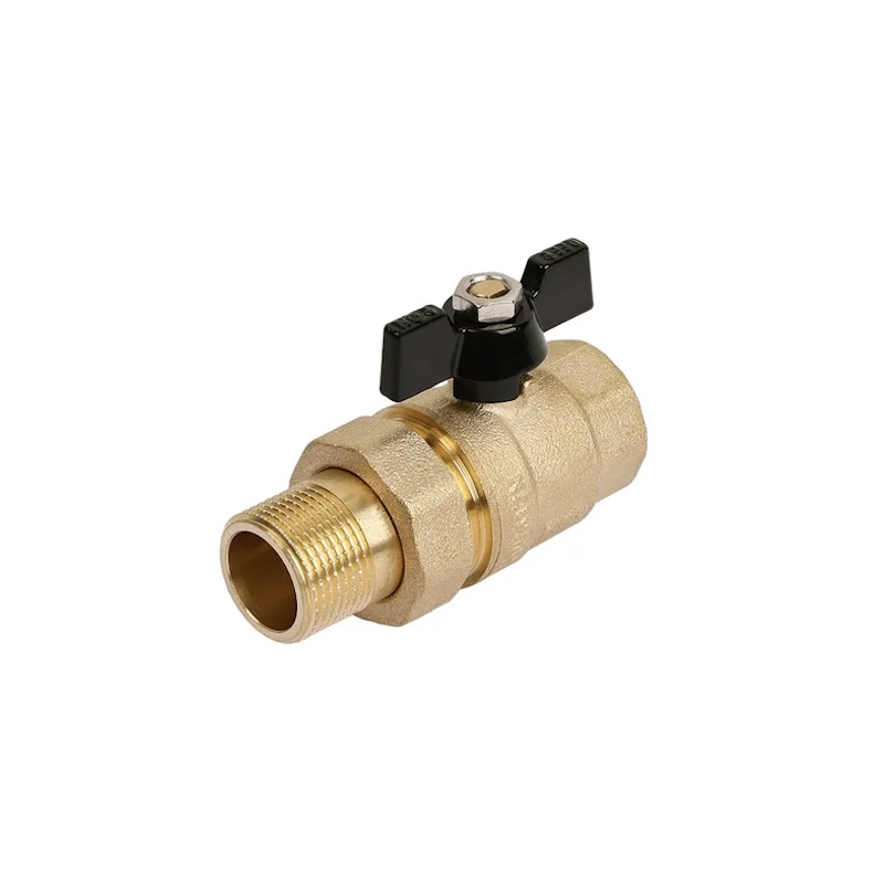 Кран шаровый с американкой 1/2 Tim DE1231