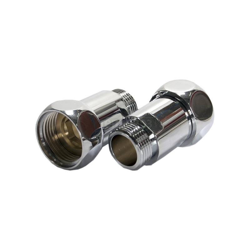 Соединитель для полотенц-ля прямой 3/4"х3/4" г/ш хром Tim K6-SFM033