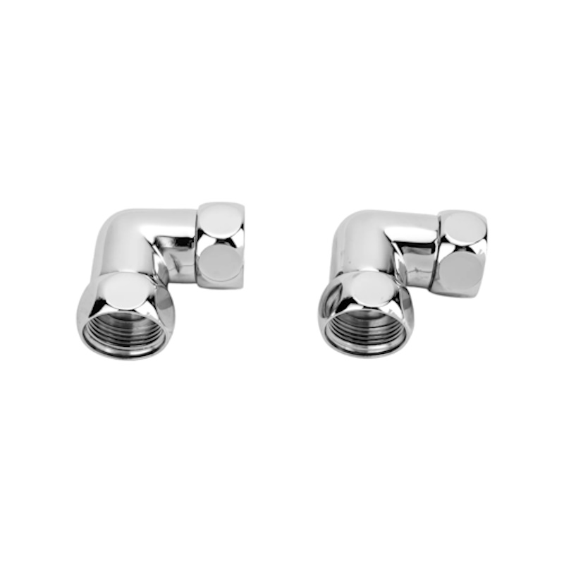 Соединитель для полотенц-ля угловой 3/4"х3/4" г/г Tim хром K9-LF033